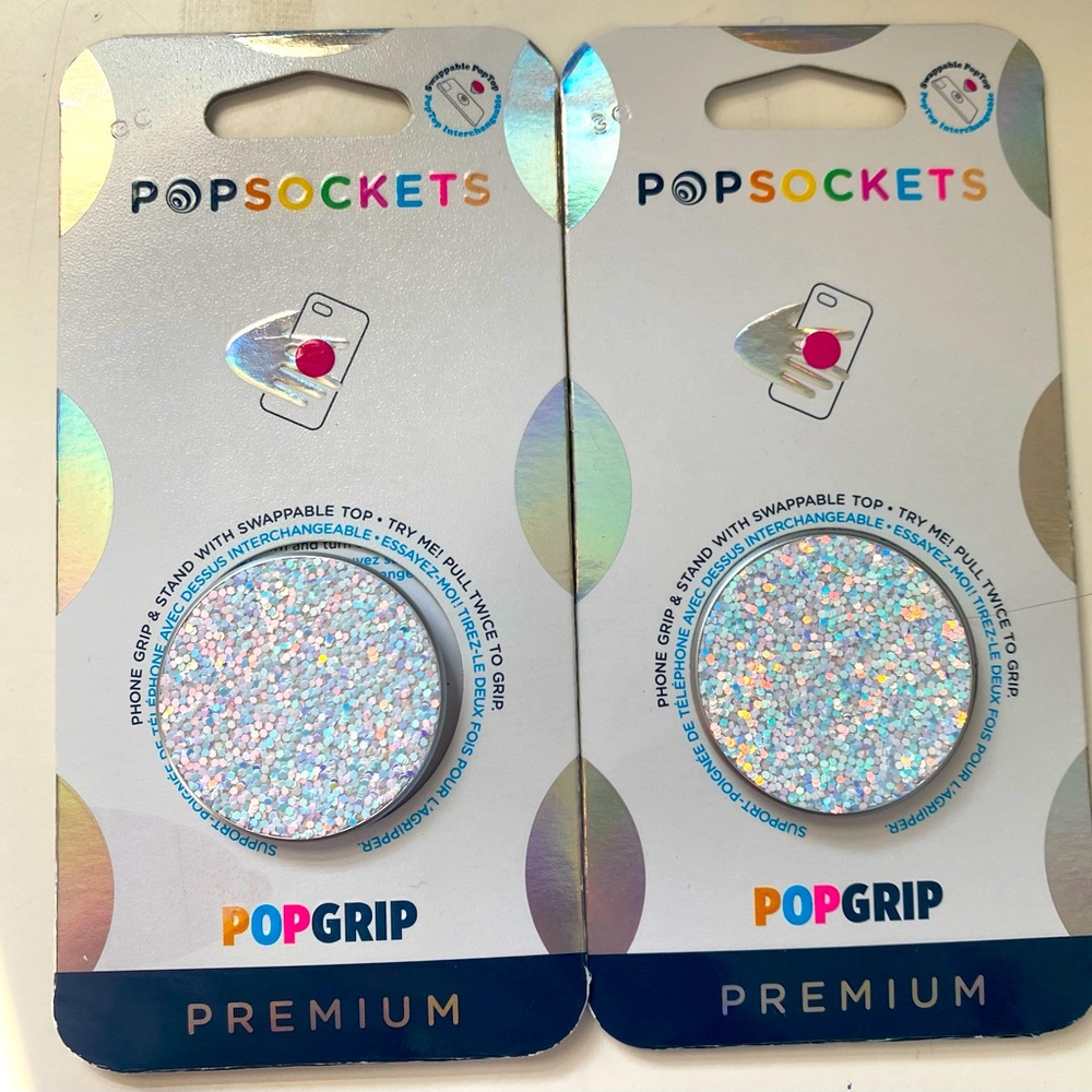 BNWT sparkly PopSockets!